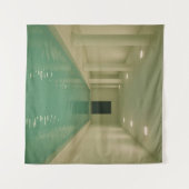 ドリームコアリミナルプール – シュールレアルエリーバックルーム タペストリー (正面(横))