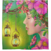 ドリームサマーシャワーカータン シャワーカーテン (正面)