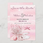 ドリームショアビーチカーネーションピンクザデイト セーブザデート (正面/裏面)