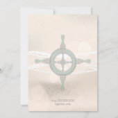 ドリームショアビーチセピアウェディングザデイト セーブザデート (裏面)