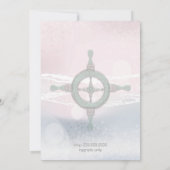 ドリームショアビーチピンクウェディングザデイト セーブザデート (裏面)