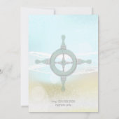 ドリームショアビーチブルーウェディングザデイト セーブザデート (裏面)