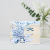 ドリームショアビーチ非常に青ありがとう ポストカード (スタンド正面)