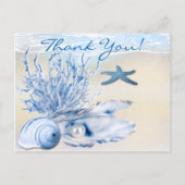 ドリームショアビーチ非常に青ありがとう ポストカード (正面)