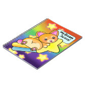 ドリームジャーナルとハッピーコーギオン射撃、 発砲スター ノートブック (左側)