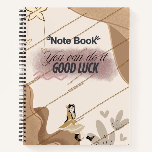 ドリームスイング – 美的ノートブックカバーfor Girls ノートブック (正面)