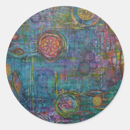 ドリームスカペードアートステッカー ラウンドシール (正面)