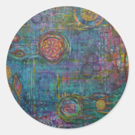 ドリームスカペードアートステッカー ラウンドシール