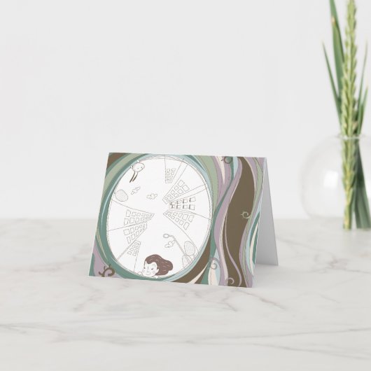 ドリームスケッお洒落プ引用文4グリーティングカード カード (正面)