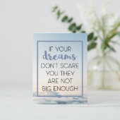 ドリームスケークユー引用文 ポストカード (スタンド正面)