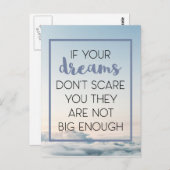 ドリームスケークユー引用文 ポストカード (正面/裏面)