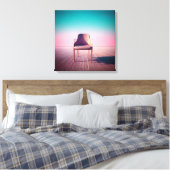 ドリームスケープのエレガンスコンテンポラリー:グラディエンの椅子 キャンバスプリント (インサイチュ (寝室))