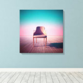 ドリームスケープのエレガンスコンテンポラリー:グラディエンの椅子 キャンバスプリント (インサイチュ (ウッドフロア))