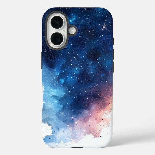 ドリームスケープ水色銀河系電話ケース Case-Mate iPhoneケース (裏面)