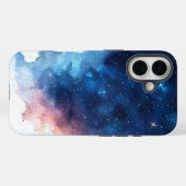 ドリームスケープ水色銀河系電話ケース Case-Mate iPhoneケース (裏面 (横))