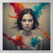 ドリームスケープ美しい- Ethereal Art ポスター (正面)