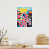 ドリームスケープ調和 ポスター (キッチン)