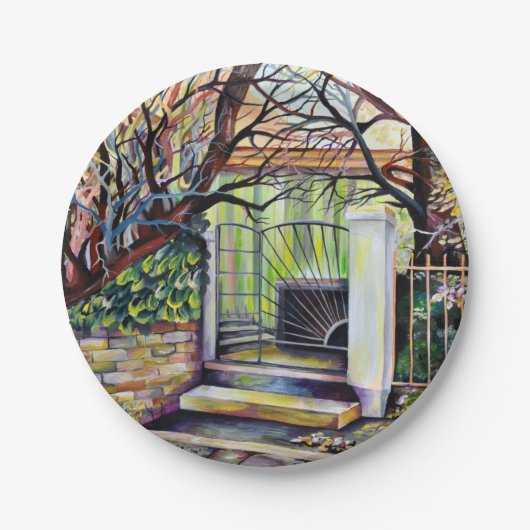 ドリームスケープLuxembourg Bohemianプロベフランスのンランス ペーパープレート (正面)