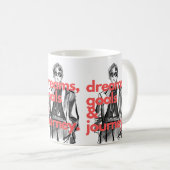ドリームスゴールとジャーニーマグ コーヒーマグカップ (正面右)