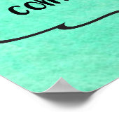 ドリームス来トゥル前向き引用文 ポスター (角)