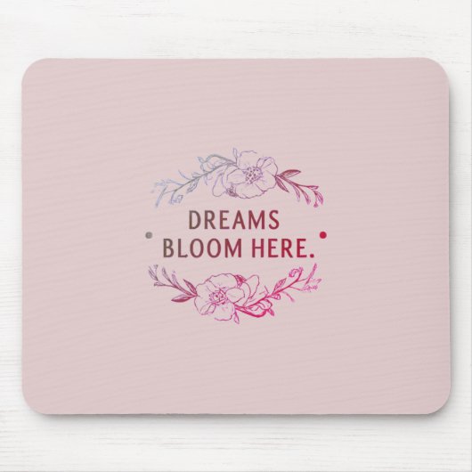 ドリームス開花はこちら マウスパッド (正面)