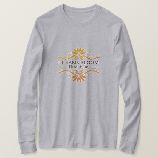 ドリームス開花はこちら Tシャツ (デザイン正面)