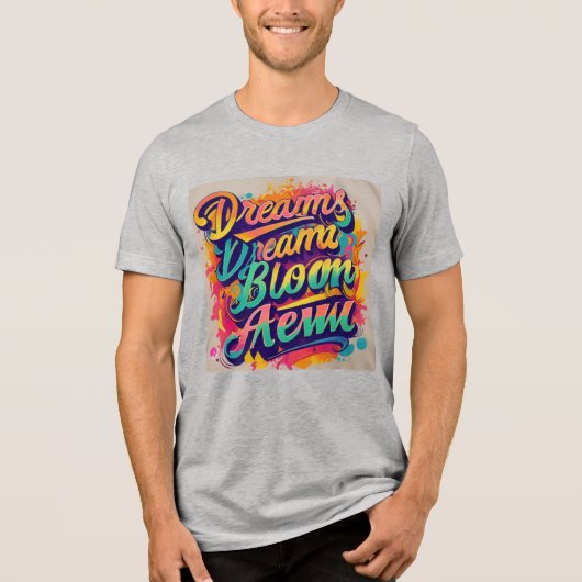 ドリームス開花新 トライブレンドTシャツ (正面)