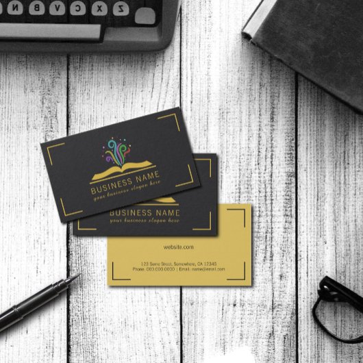 ドリームス魔法ファンタジー書家本屋 名刺