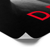 ドリームズやる気を起こさせる白黒クローズアップホース ポスター (角)