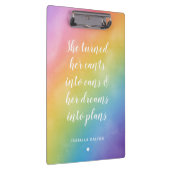 ドリームズインズプランズウォーターカラーレインボー名前をカスタムする クリップボード (右)