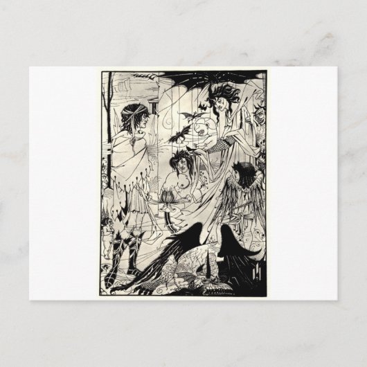 ドリームズバイオーブリー・ベアズリー ポストカード (正面)