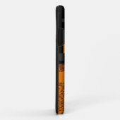 ドリームズ不気味ハロウィーンオレンジブラックスクウェアグレー Case-Mate iPhoneケース (裏面/右)