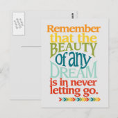 ドリームズ引用文はがき ポストカード (正面/裏面)