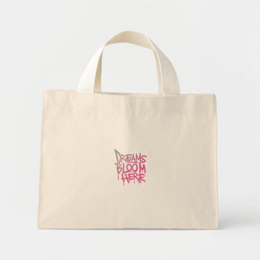 ドリームズ開花ヒートバッグ ミニトートバッグ (正面)