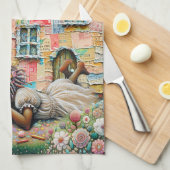 ドリームタイム キッチンタオル (四つ折り)