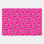 ドリームチアリー10代のダーのパターン ラッピングペーパーシート (正面2)