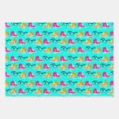 ドリームチアリー10代のダーのパターン ラッピングペーパーシート (正面2)