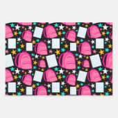 ドリームチアリー10代のダーのパターン ラッピングペーパーシート (正面3)