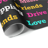 ドリームチアリー10代のダーのパターン ラッピングペーパー (ロールコーナー)