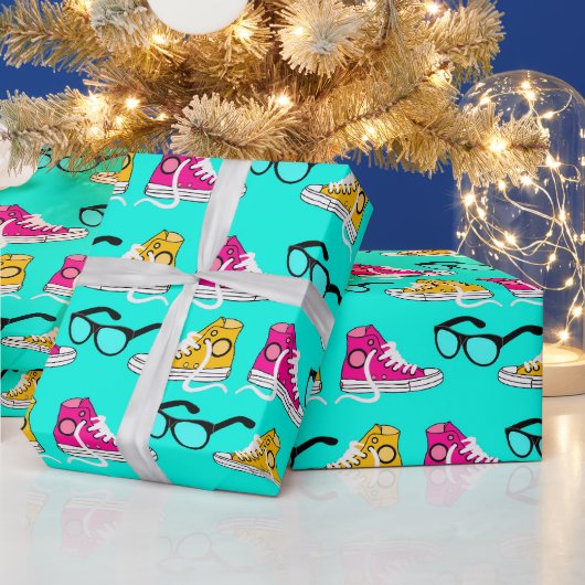 ドリームチアリー10代のダーのパターン ラッピングペーパー (クリスマス)