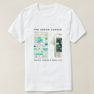 「ドリームチェザー」鮮やか抽象デザイン Tシャツ