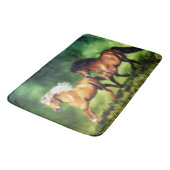 ドリームチームアイスランドウマランニングーズ バスマット (アングル)