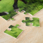 ドリームチームアイスランランニングドホース牧草地 ジグソーパズル (側面)