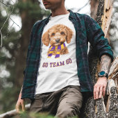 ドリームチームカスタマイズ可能なカラースポーツファンドッグ恋人 Tシャツ