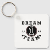 ドリームチームワンビジョンワンゴールチームワークオフィス キーホルダー (正面)