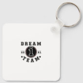 ドリームチームワンビジョンワンゴールチームワークオフィス キーホルダー (裏面)