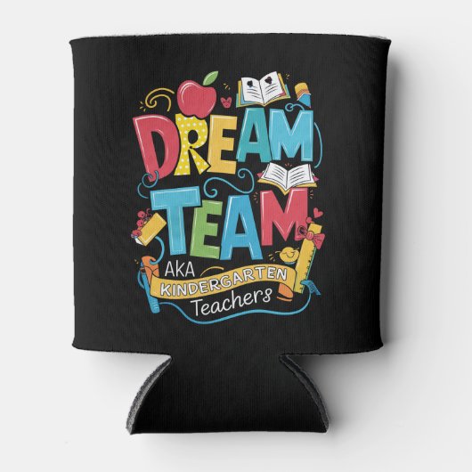 ドリームチーム幼稚園先生新学期 缶クーラー (正面)