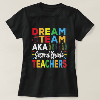 ドリームチーム赤2年生先生-新学期 Tシャツ