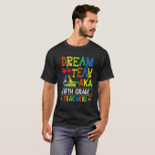 ドリームチーム赤5年生先生おもしろい – 戻る Tシャツ (正面フル)