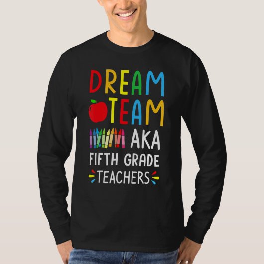 ドリームチーム5年生先生新学期 Tシャツ (正面)